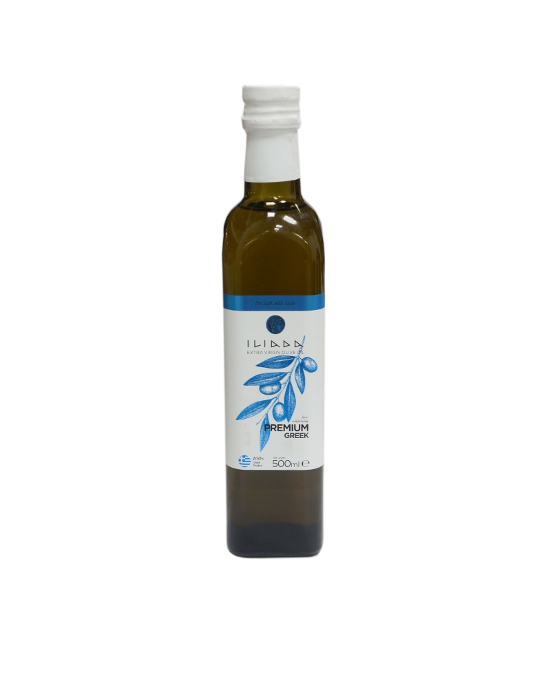 Оливковое масло Iliada Премиум 0.5 л, Греция, темное стекло
