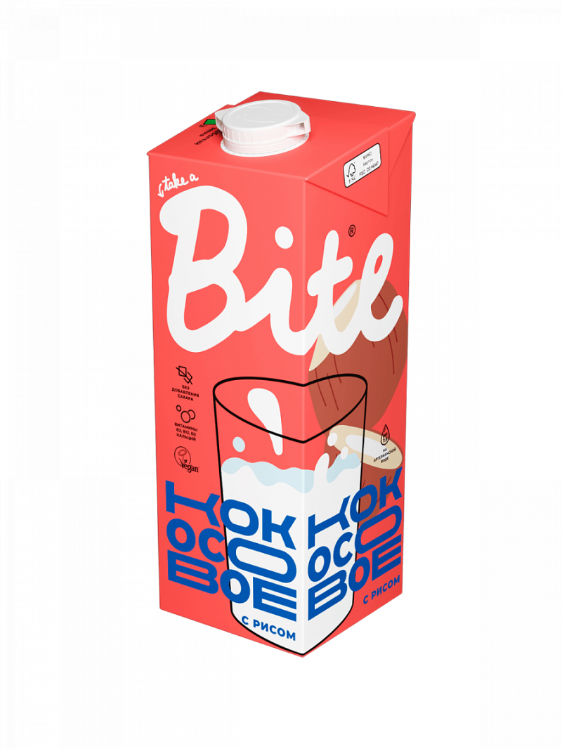Молоко "Кокосовое с рисом" 1 л, Bite
